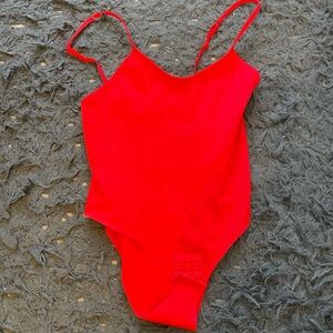 NWOT women’s SHEIN red bodysuit size medium